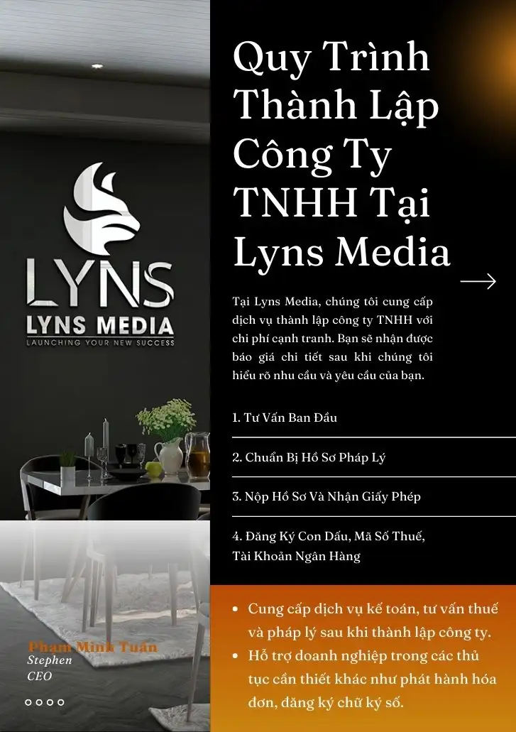 Quy Trinh Thanh Lap Cong Ty TNHH Tai Lyns MediaL9pkF Thiết Kế Website - Lyns Media
