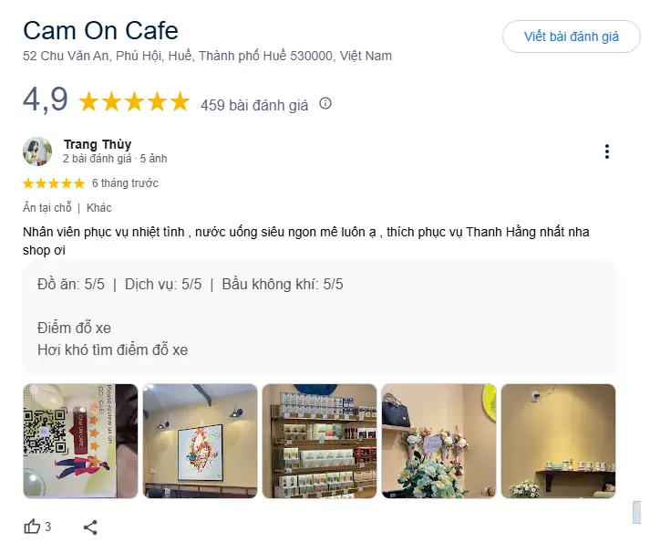 Bites & Brews – Quán Cà Phê Đậm Chất Huế, Đầy Hương Vị và Tình Cảm