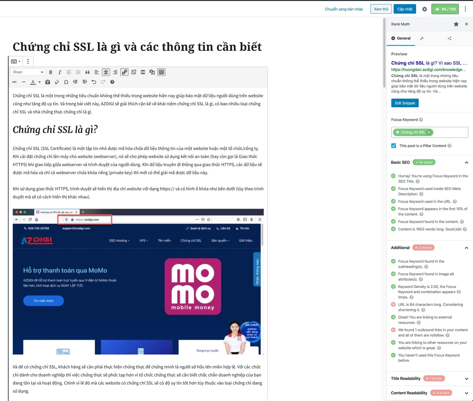 Hơn 100 cách tối ưu SEO – Hướng dẫn tối ưu SEO cho website WordPress với Rank Math